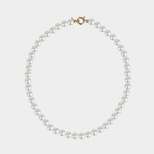 THE CLASSIC ROUND PEARL NECKLACE