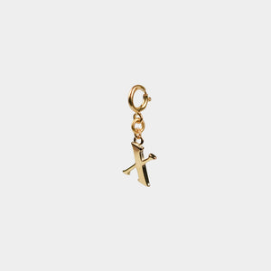LOVE HEART PEARL NECKLACE (GOLD)