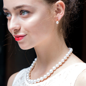 CLASSIC DROP PEARL EARRINGS