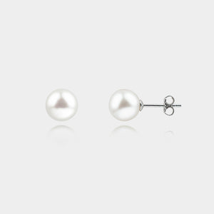 CLASSIC PEARL STUDS (2 COLORS)