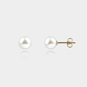 CLASSIC PEARL STUDS (2 COLORS)