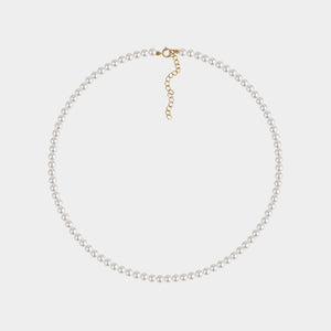 THE TINY ROUND PEARL NECKLACE