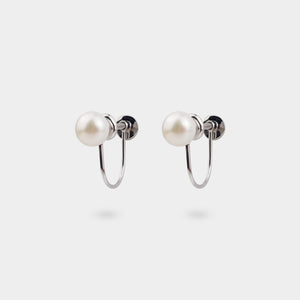 VERA PEARL CLIP-ON EARRINGS