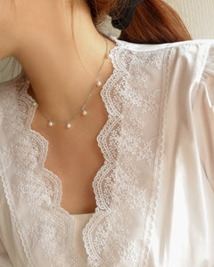 RAIN DROP PEARL NECKLACE