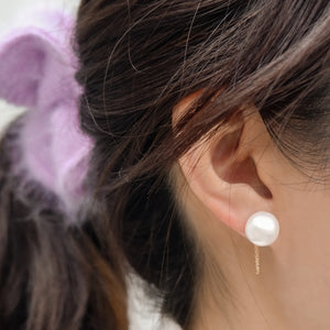 OILLE PEARL CHAIN EARRINGS
