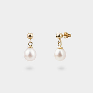 CLASSIC DROP PEARL EARRINGS