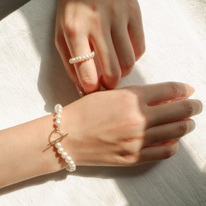 CASSIDY PEARL BRACELET (2COLORS)